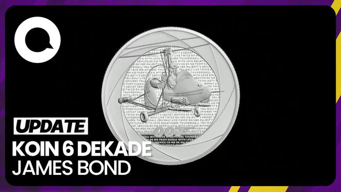 Desain Koin Perayaan 6 Dekade James Bond