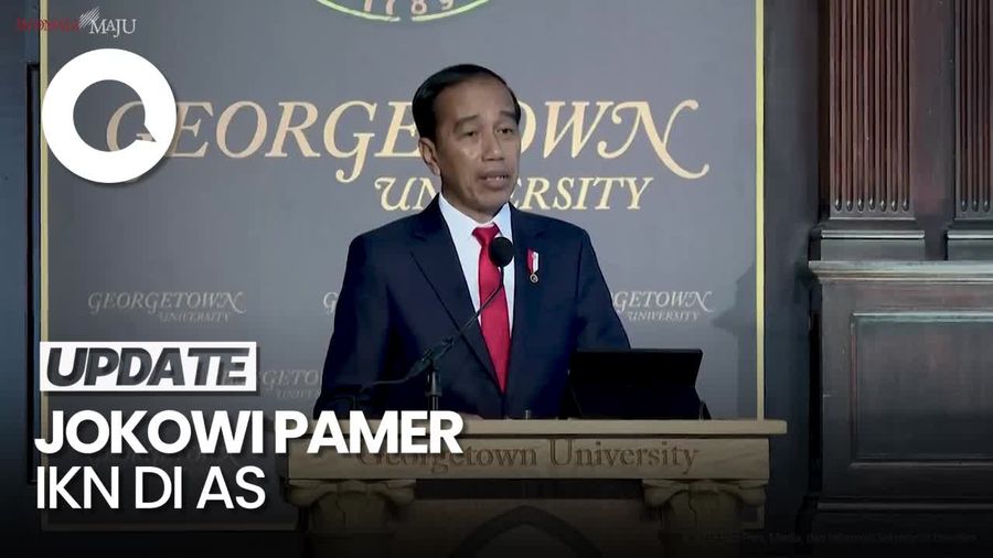 Jokowi Pamer IKN ke Mahasiswa di AS: Kota Modern yang Ramah Lingkungan