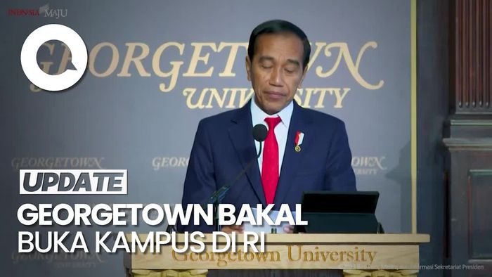 Jokowi Ungkap Kampus Georgetown Bakal Dibuka di RI Tahun Depan