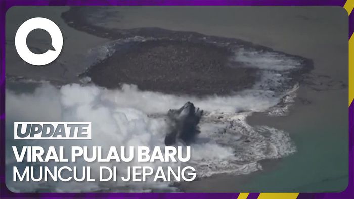 Melihat Pulau Baru yang Muncul di Bawah Laut Jepang