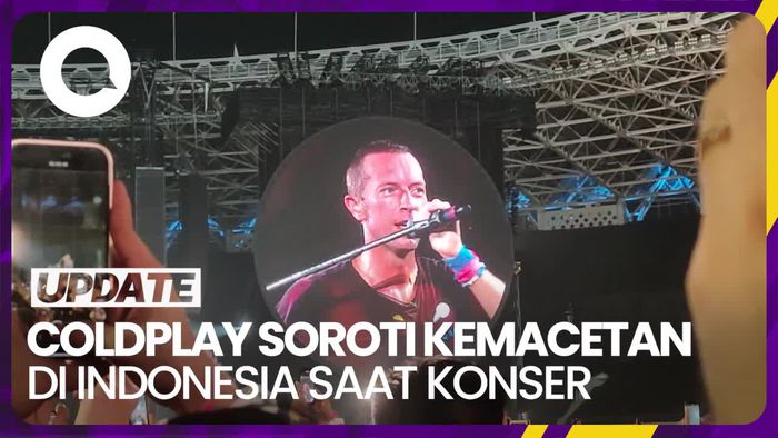 Saat Chris Martin Singgung Kemacetan di Indonesia
