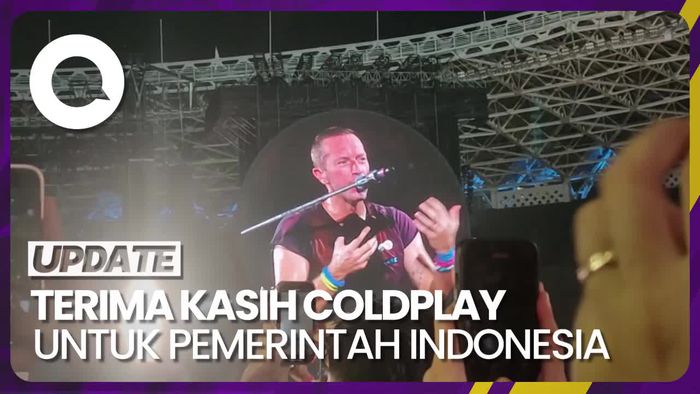 Ucapan Terima Kasih Coldplay Telah Diizinkan Konser di Indonesia