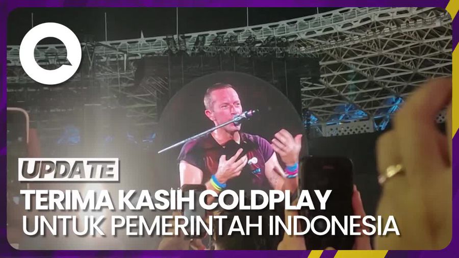 Ucapan Terima Kasih Coldplay Telah Diizinkan Konser di Indonesia