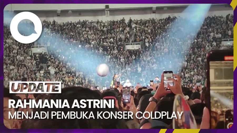 Terima Kasih Chris Martin untuk Rahmania Astrini-Fans yang Datang Bersepeda