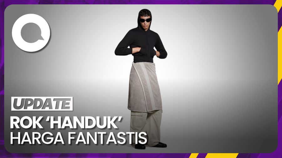 Melihat Rok Handuk Balenciaga Seharga Rp 14,5 Juta