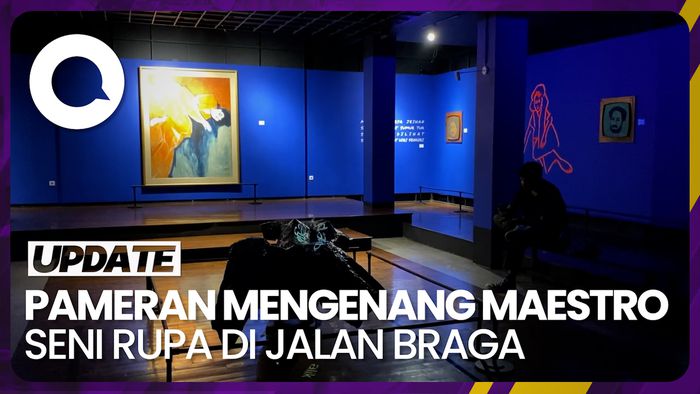 Mengenang Jeihan Sukmantoro dalam Pameran Seni Rupa di Jalan Braga Bandung