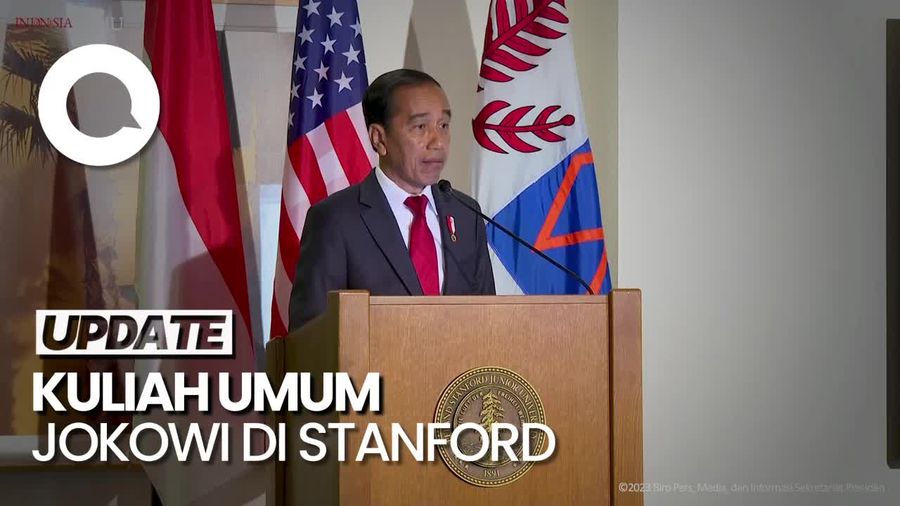 Kala Jokowi Pamer IKN ke Mahasiswa Standford University