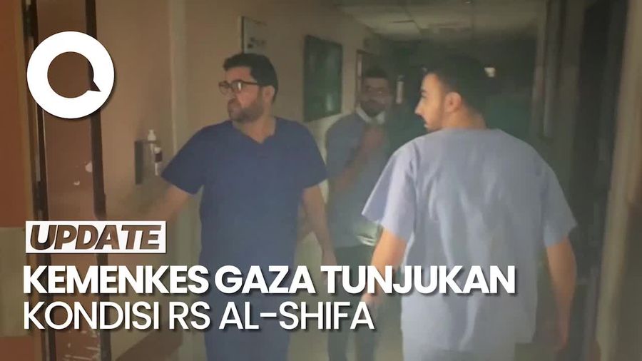 Saat Staf Medis Evakuasi Pasien Imbas Israel Serang RS Al-Shifa
