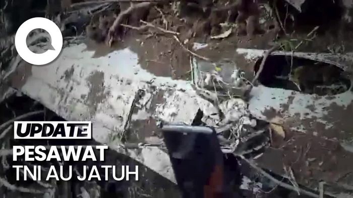Pesawat TNI AU Jatuh di Pasuruan Jawa Timur