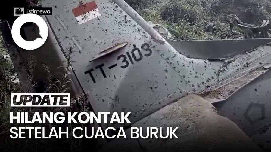 TNI AU Sebut Pesawat Super Tucano Jatuh Setelah Cuaca Buruk