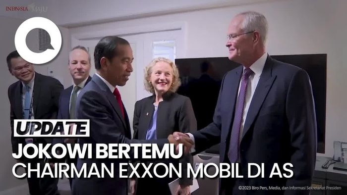 Jokowi Bertemu Chairman Exxon Mobil, Bahas Proyek Petrokimia Hijau