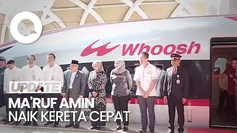Wapres Perdana Naik Whoosh: Enak Sekali, Nggak Terasa Sudah Sampai