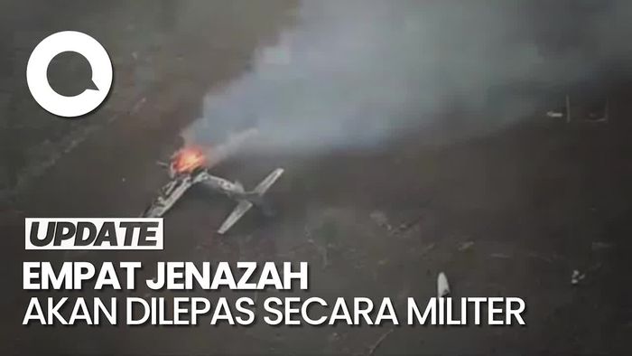 Empat Jenazah Awak Pesawat yang Jatuh di Pasuruan Telah Ditemukan