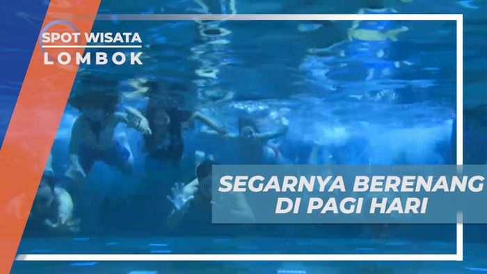 Awali Hari, Berenang Seru Pagi Hari yang Menyegarkan, Lombok