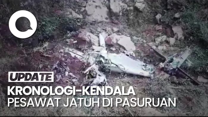 Latihan Formasi Pesawat TNI AU Berujung Jatuh di Pasuruan