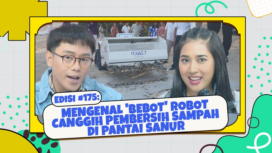 Mengenal BeBot Robot Canggih Pembersih Sampah di Pantai Sanur