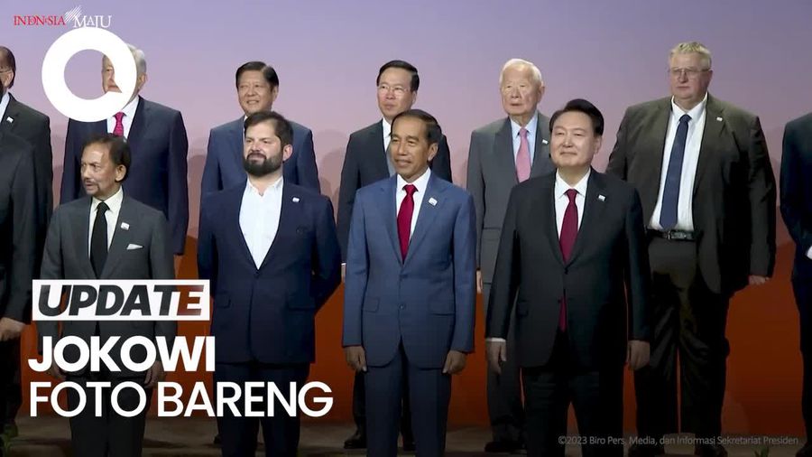 Kompak, Momen Jokowi Foto Bareng Pemimpin Negara di KTT APEC 2023