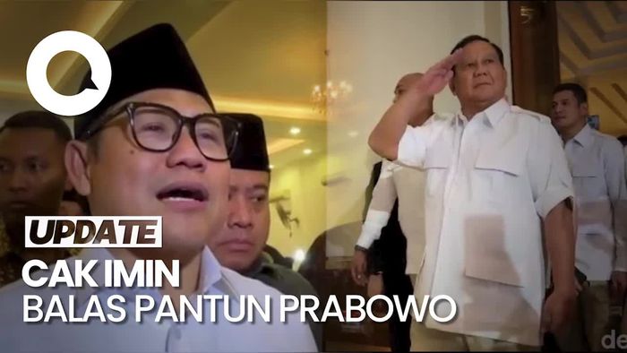 Respons Pantun Kawan Lama Prabowo, Cak Imin: Ada Rindu di Antara Kita