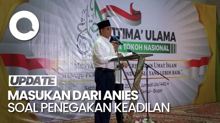 Pesan Anies Ingin Tak Ada Lagi Kriminalisasi Lawan Politik