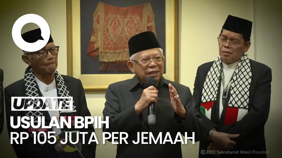 Maruf Minta Usulan Biaya Haji Rp 105 Juta/Jemaah Didiskusikan Lagi