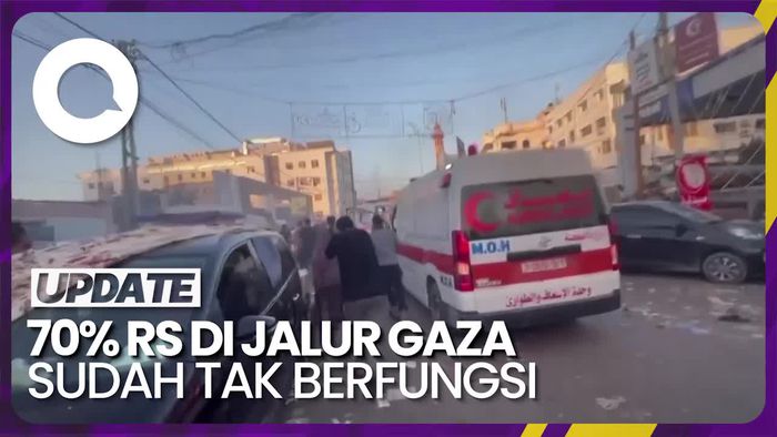 WHO Catat 70% RS di Jalur Gaza Sudah Tak Berfungsi