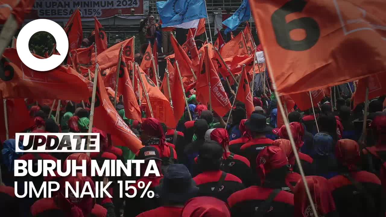 Buruh Ancam Mogok Nasional Jika UMP 2024 Tak Naik 15%