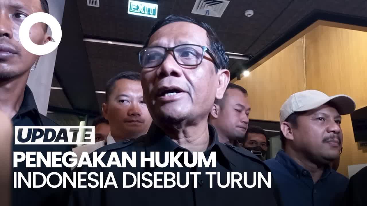 Mahfud Soal Nilai 5 Penegakan Hukum Era Jokowi: Itu Setelah Putusan MK