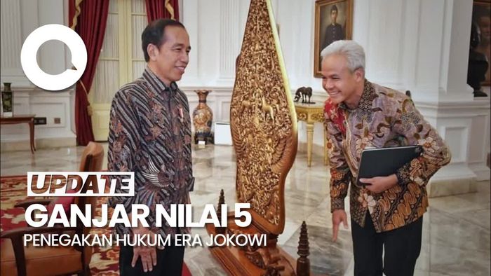 Ganjar Beri Nilai 5 Penegakan Hukum Era Jokowi, TKN: Tanya ke Pak Mahfud