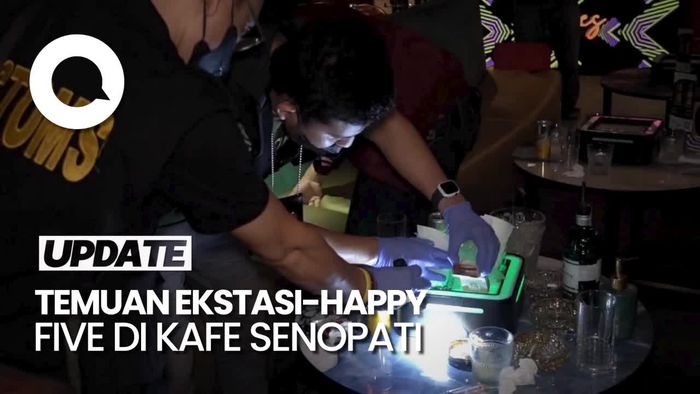 Kafe di Senopati Disegel Polisi, Ada Temuan Ekstasi dan Happy Five