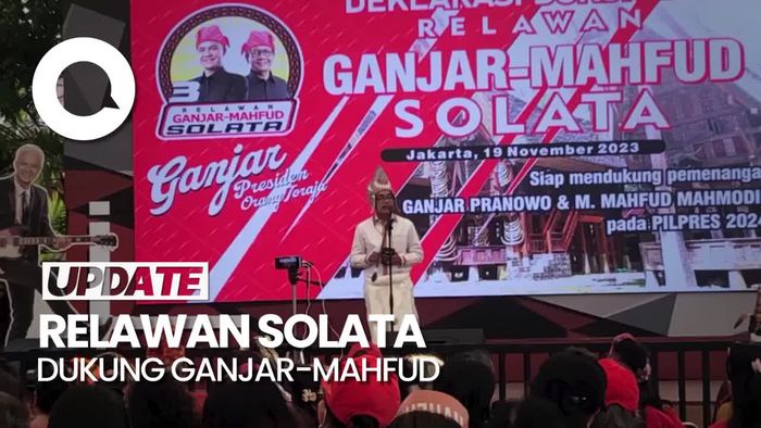 Relawan Solata Deklarasi Dukung Ganjar-Mahfud di Pilpres 2024
