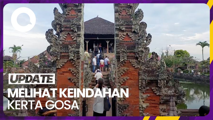 Keindahan Kerta Gosa Jadi Daya Pikat Favorit Turis Asing