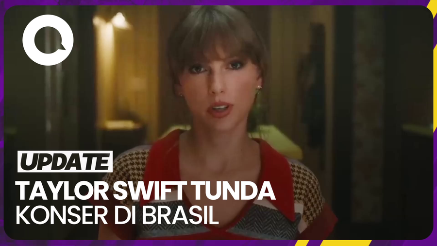 Taylor Swift Tunda Konser di Brasil Akibat Cuaca Ekstrem