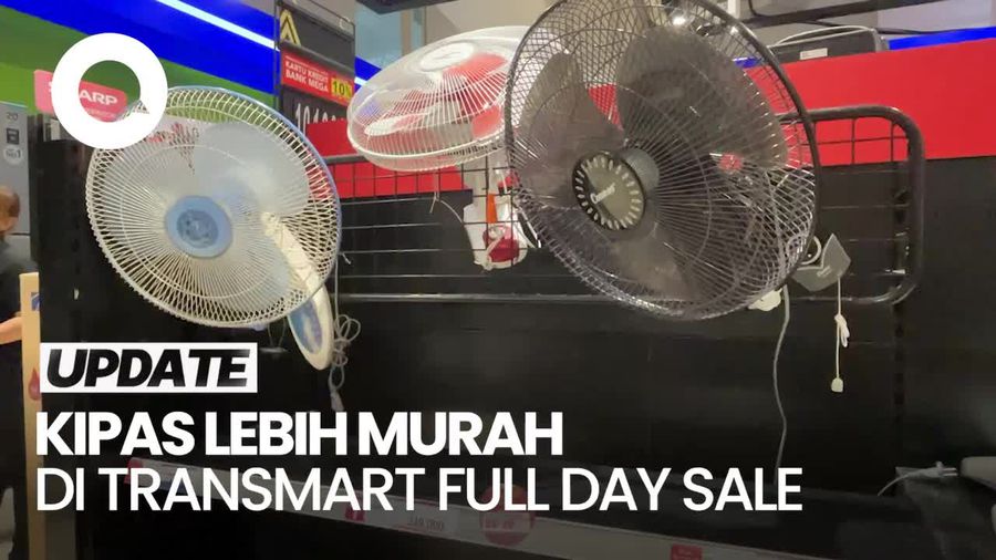 Promo Transmart Full Day Sale, Harga Kipas Jadi Lebih Murah!