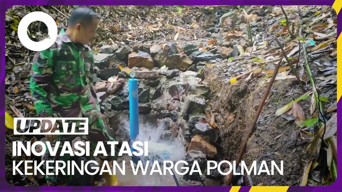 Atasi Kesulitan Air Warga Polman, Prajurit TNI Rakit Pompa Hydrant
