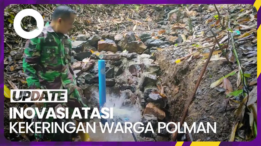 Atasi Kesulitan Air Warga Polman, Prajurit TNI Rakit Pompa Hydrant