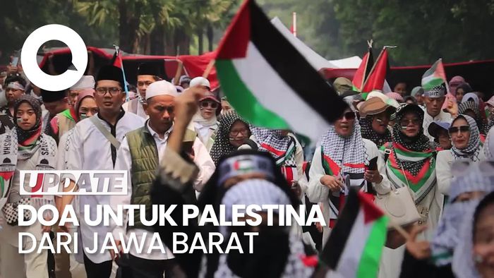 Jawa Barat menunjukkan kepedulian ke Palestina