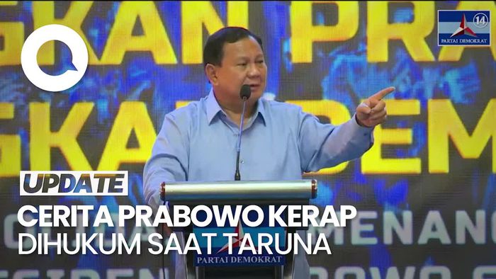 Cerita Prabowo Kerap Dihukum saat Taruna: Sekarang Saya Jadi Menhan