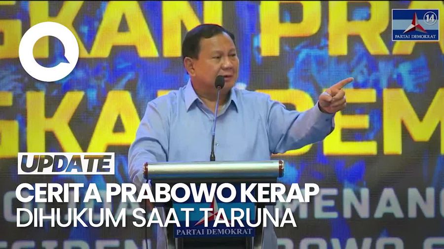 Cerita Prabowo Kerap Dihukum saat Taruna: Sekarang Saya Jadi Menhan