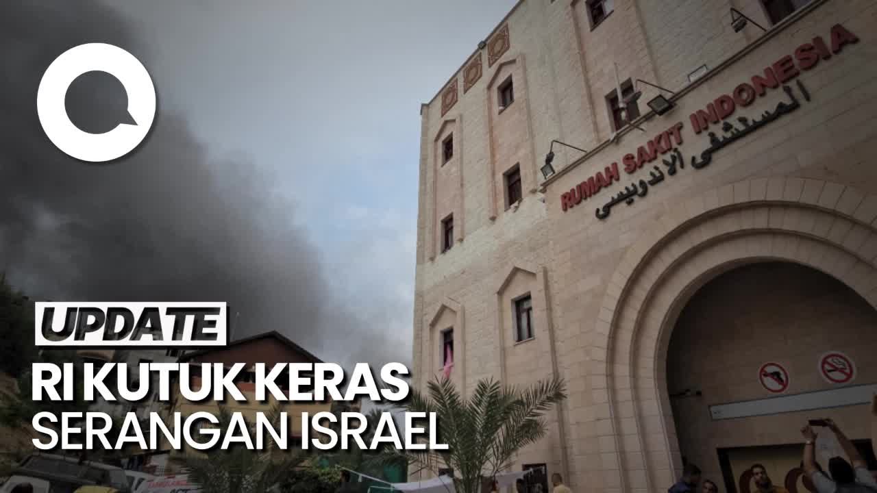 Israel Serang RS Indonesia Di Gaza, Menlu: Pelanggaran Hukum Humaniter!