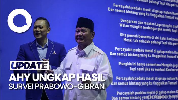 AHY Sebut Elektabilitas Prabowo-Gibran 42-45%: Kita Bisa Menang 1 Putaran