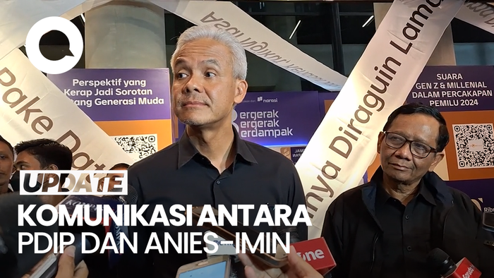 Anies-Imin Bantah Komunikasi Tekanan Kekuasaan, Ini Respons Ganjar