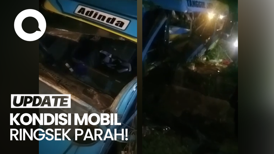 Penampakan Elf yang Tertabrak KA Probowangi Tewaskan 11 Orang di Lumajang