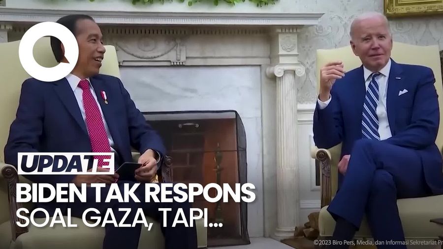 Melihat Respons Biden yang Disebut Jokowi Tak Menanggapinya soal Gaza