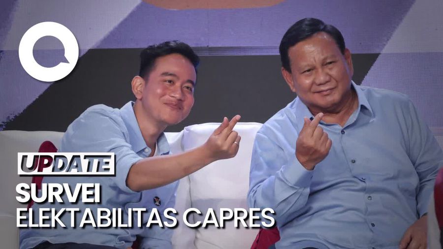 Elektabilitas Capres LSI Denny JA: Prabowo-Gibran Makin Jauhi Ganjar-Mahfud