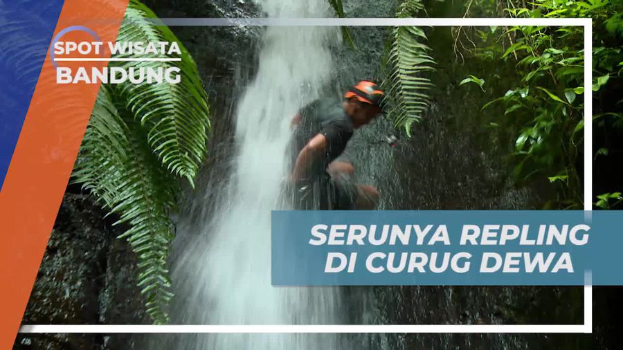 Melawan Rasa Takut, Mencoba Repling di Curug Dewa Pangalengan Bandung 