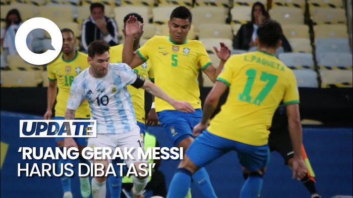 Brasil Vs Argentina, Marquinhos: Messi Jenius Meski Usianya Sudah Tua