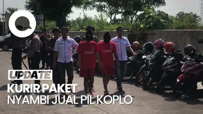 Nyambi Edarkan Pil Koplo, Kurir Paket di Rembang Diciduk Polisi