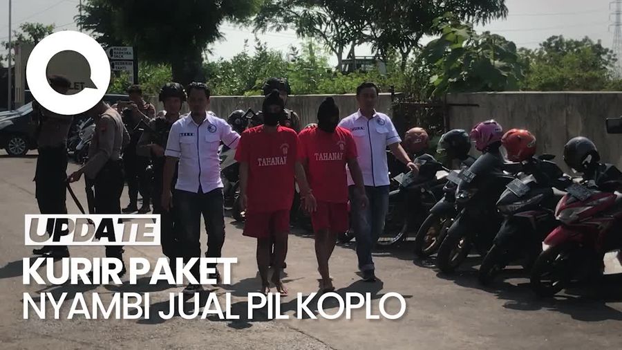 Nyambi Edarkan Pil Koplo, Kurir Paket di Rembang Diciduk Polisi