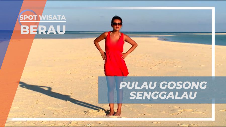 Membelah Lautan Menuju Hamparan Pasir di Pulau Gosong Senggalau, Berau