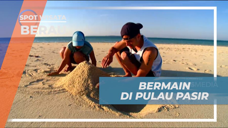 Menikmati Liburan Bermain Pasir di Pulau Gosong Senggalau, Berau